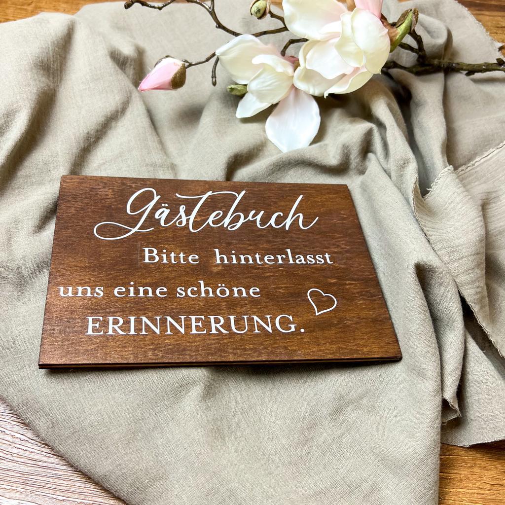 Kleines Hochzeitsschild Gästebuch - Image 3