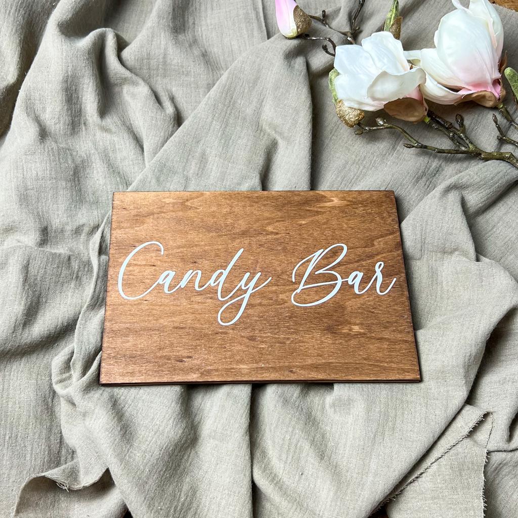 Holzschild Candy Bar - Image 2
