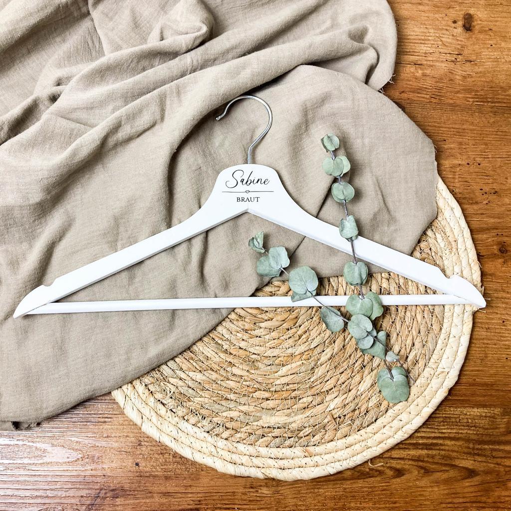 Personalisierter Aufkleber Hochzeitskleiderbügel - Image 2