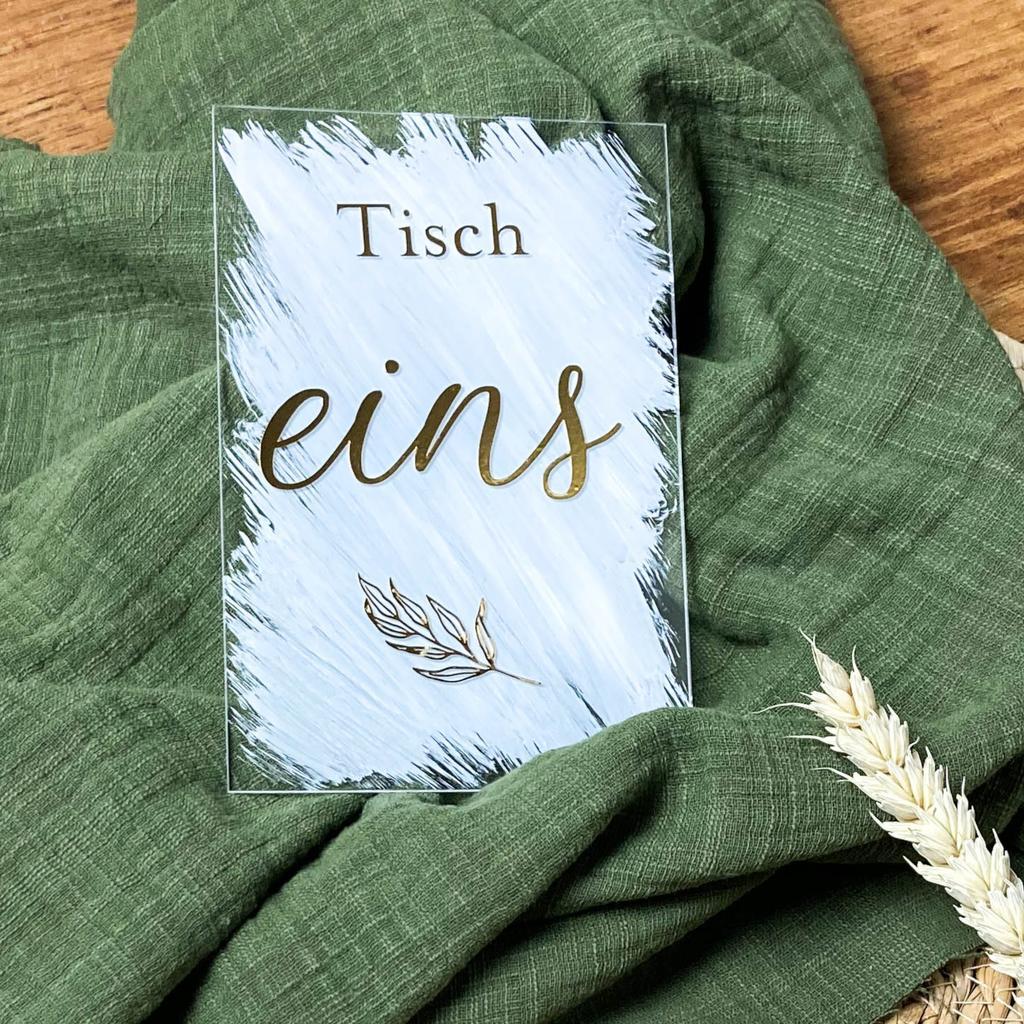 Acrylschild Tischnummer - Image 2