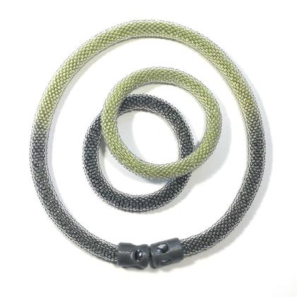 Schmuckset Kontraste grün