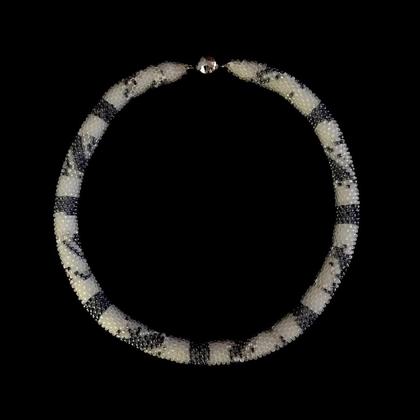 Halskette Marmor