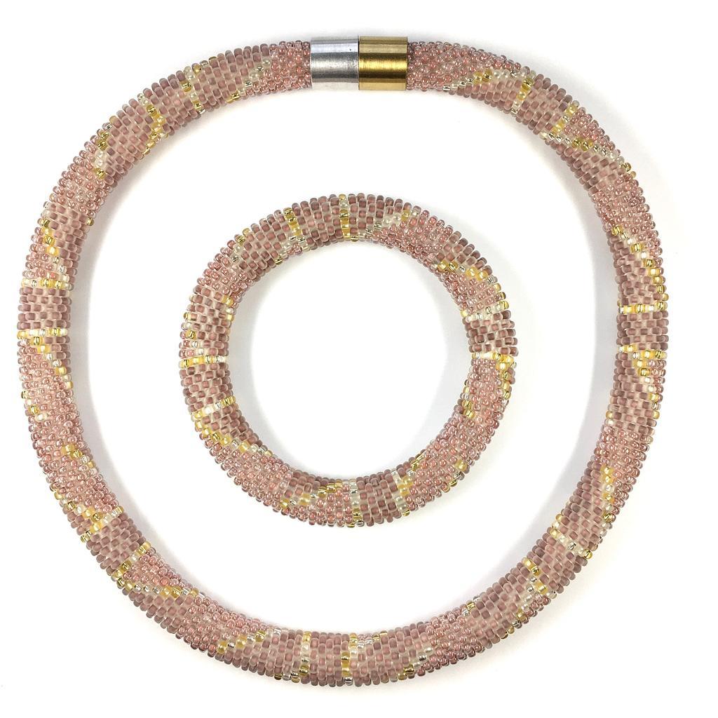 Schmuckset "sanftes Morgenrosa" - Image 2