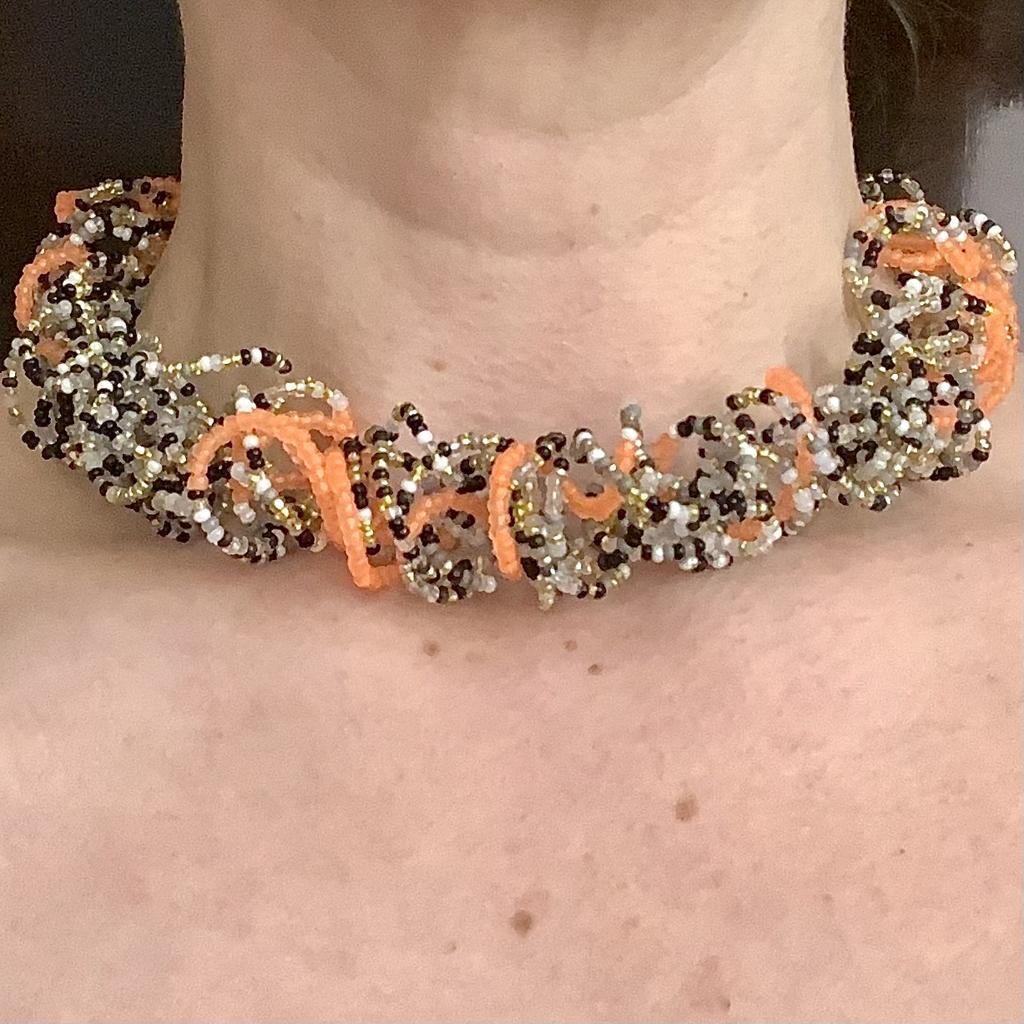 Knautschkette Neonoragne - Image 2