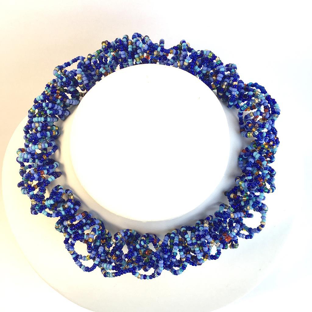 Knautschkette blaumix