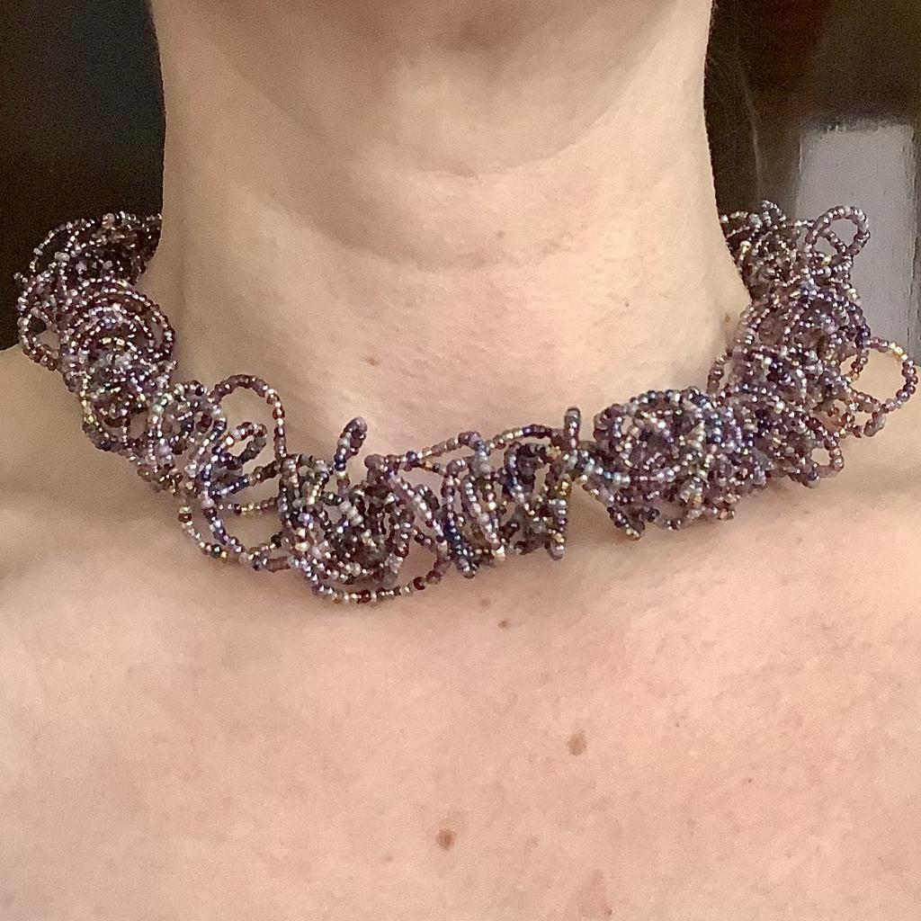 Knautschkette violett - Image 2