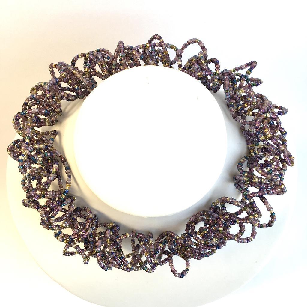 Knautschkette violett