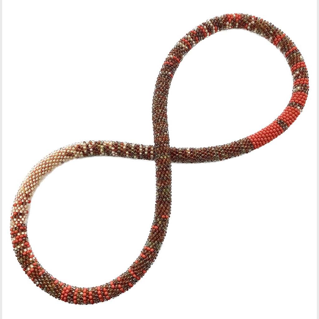 endlose Halskette "Korallengarten" - Image 2