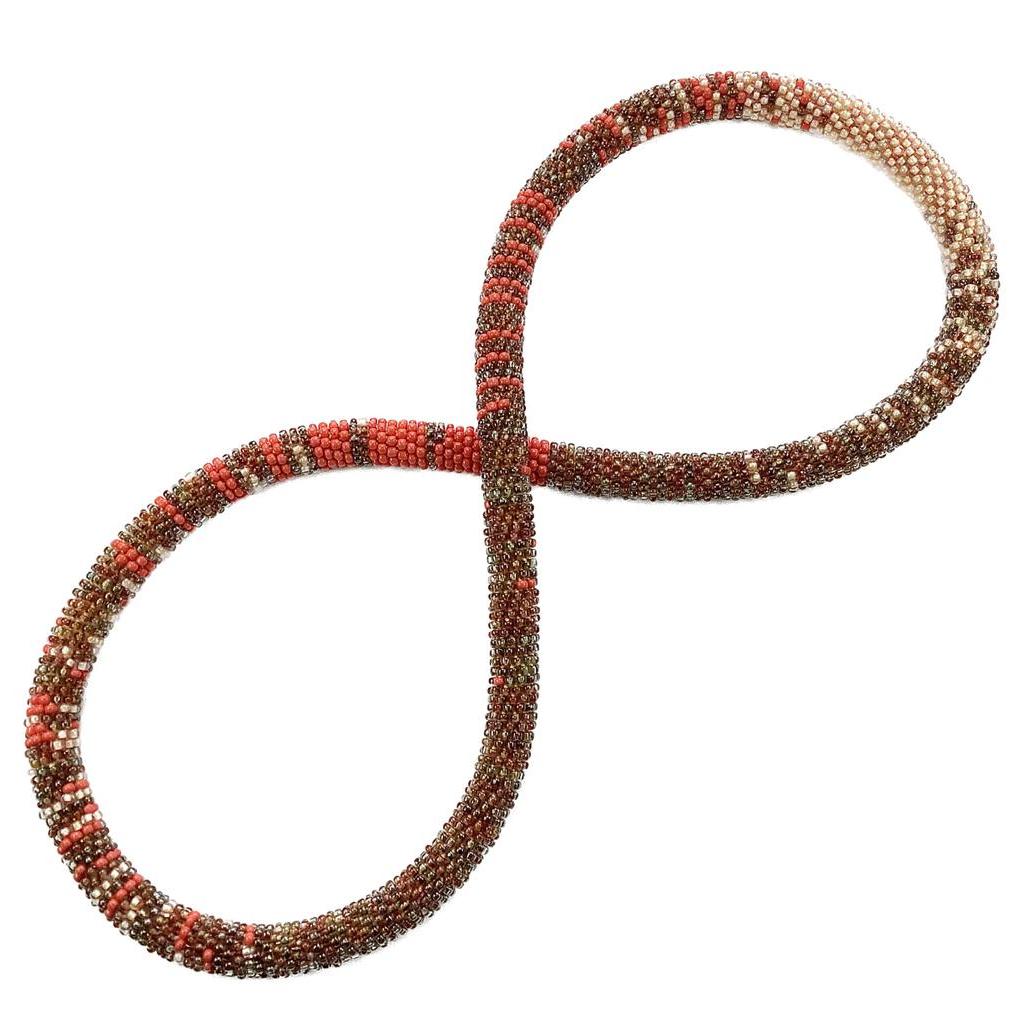 endlose Halskette "Korallengarten" - Image 3