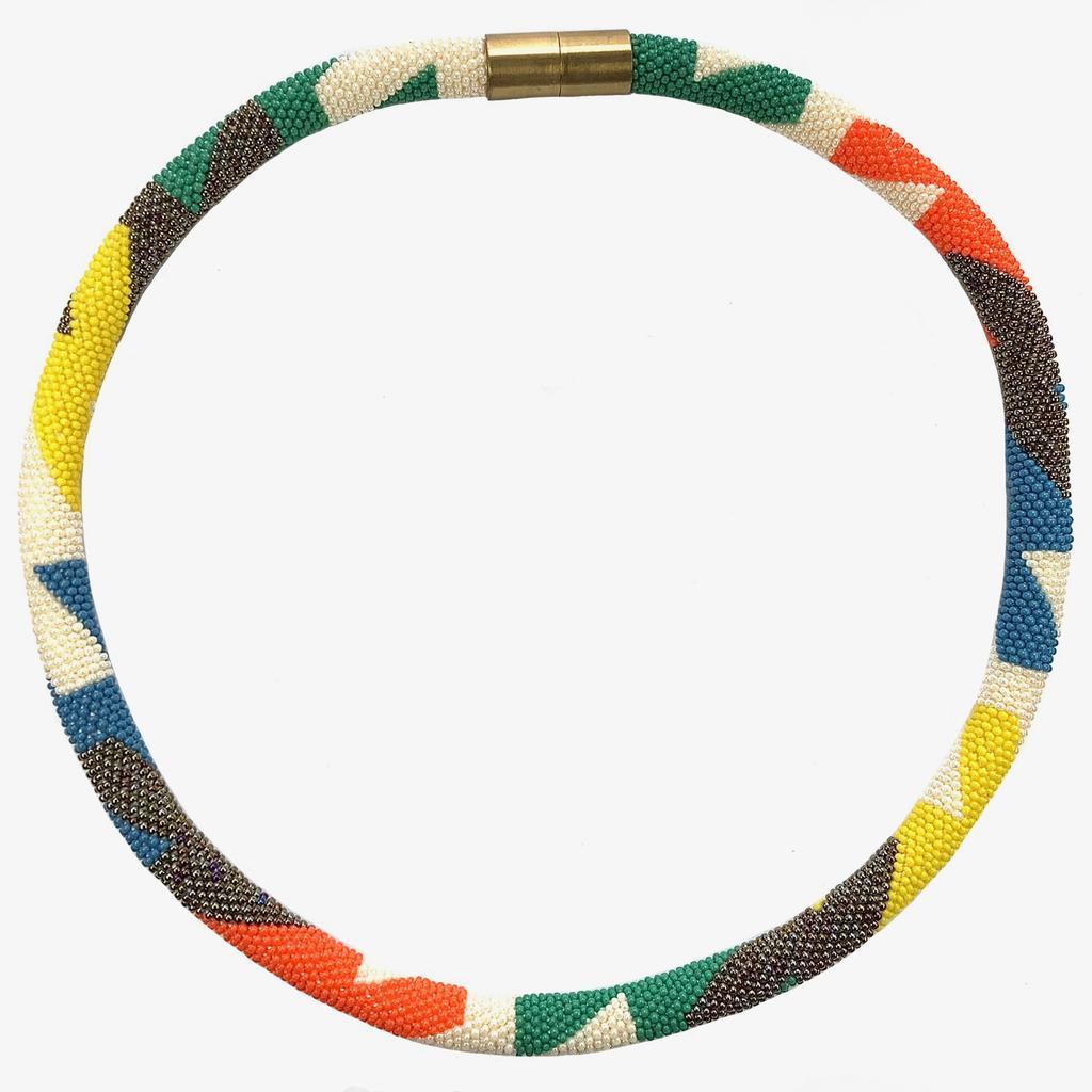 Miniperlen Halskette "Lampignon"