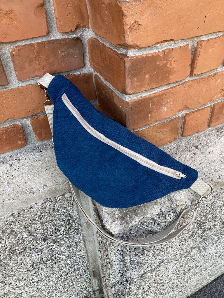 Bauchtasche, HipBag Cord petrol