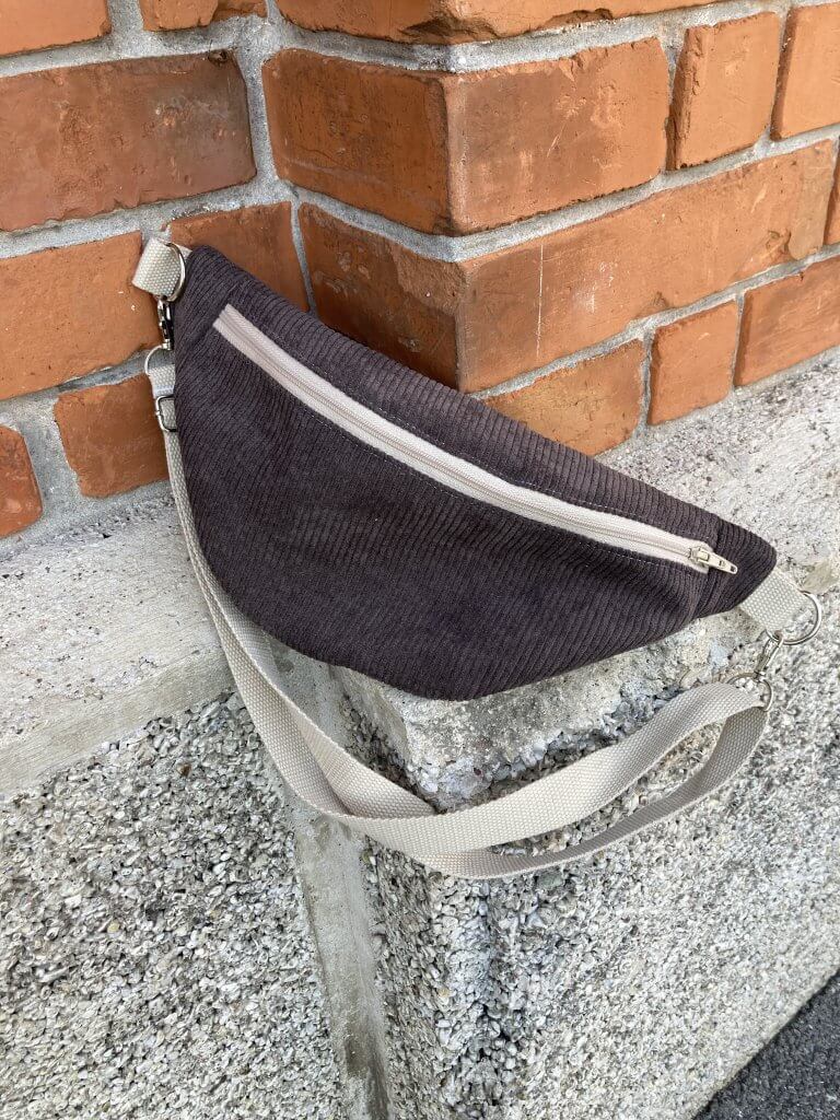 Bauchtasche, HipBag Cord taupe