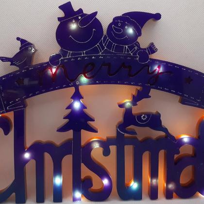 Merry Christmas 4 beleuchtet