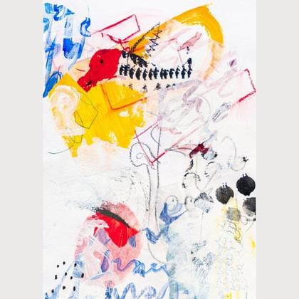 Kunstkarte "Flugpferdchen"