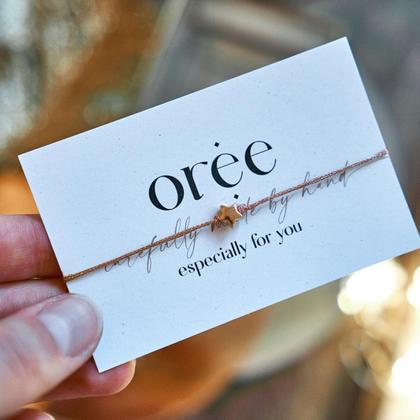 Armband mit Stern in Rosé