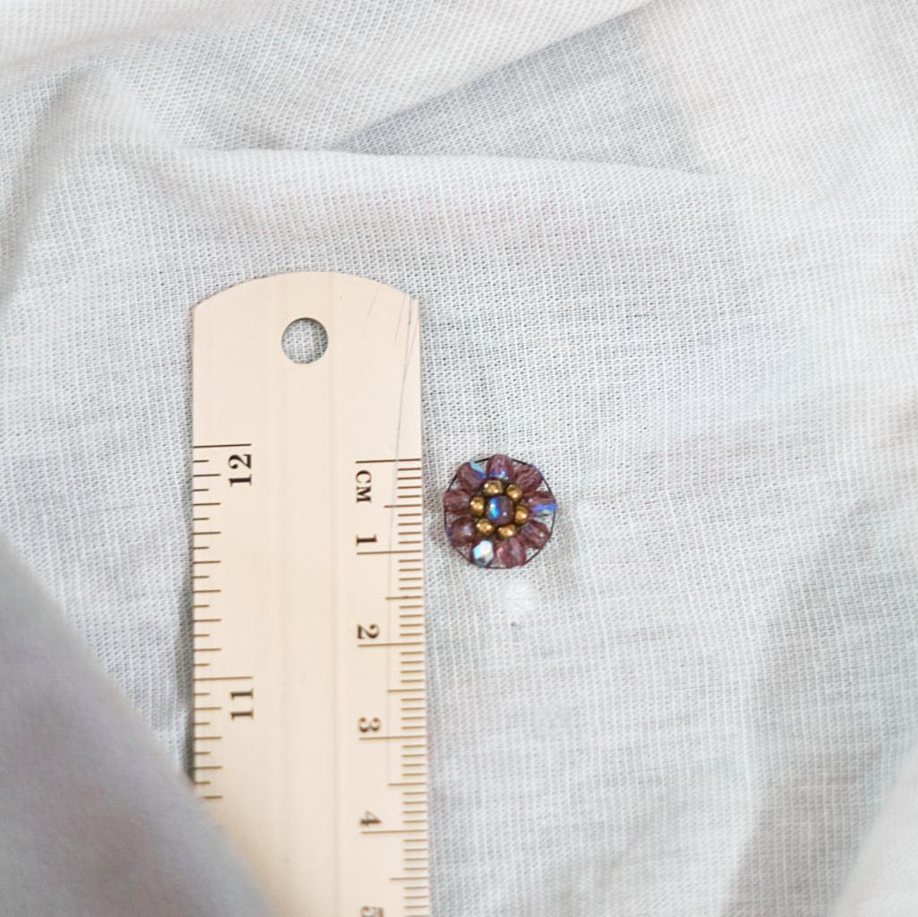 Ohrringe Modell Elise in schimmerndem Lila - Image 3