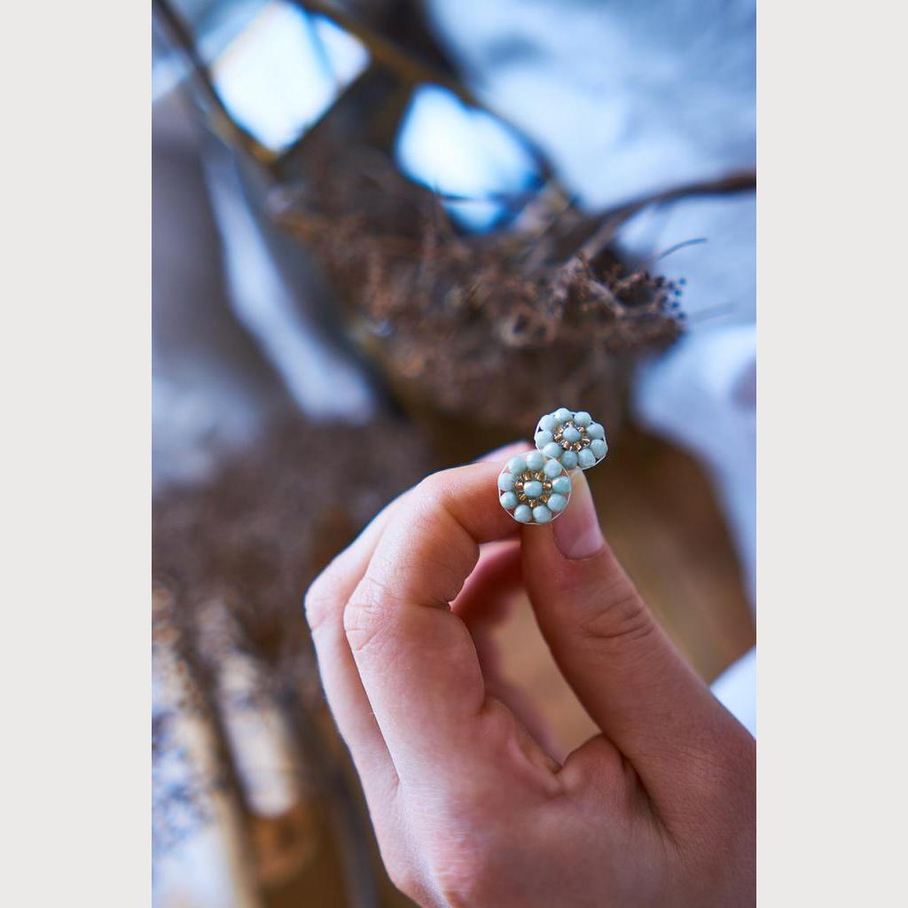 Mintfarbene Ohrringe Modell Elise - Image 2