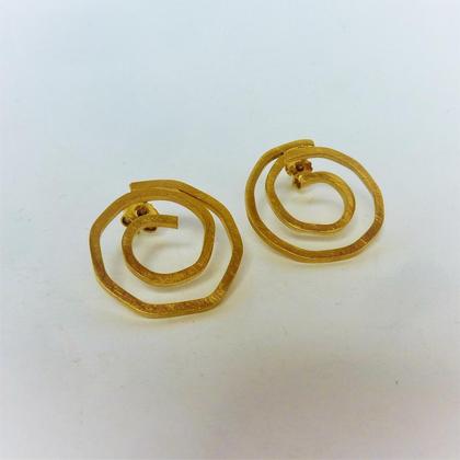 Ohrstecker Spiralform