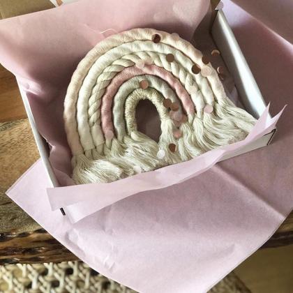 Makramee Regenbogen Mädchen / sweetheart