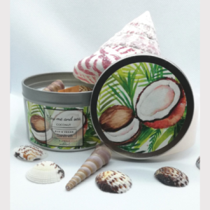 Sojawachskerze, ätherisches Öl: Kokosnuss