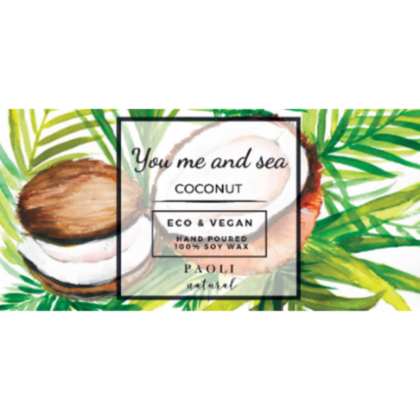 Sojawachskerze, ätherisches Öl: Kokosnuss - Image 4