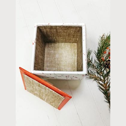 Quadratische Box mit Deckel "Hagebutte" - Image 4