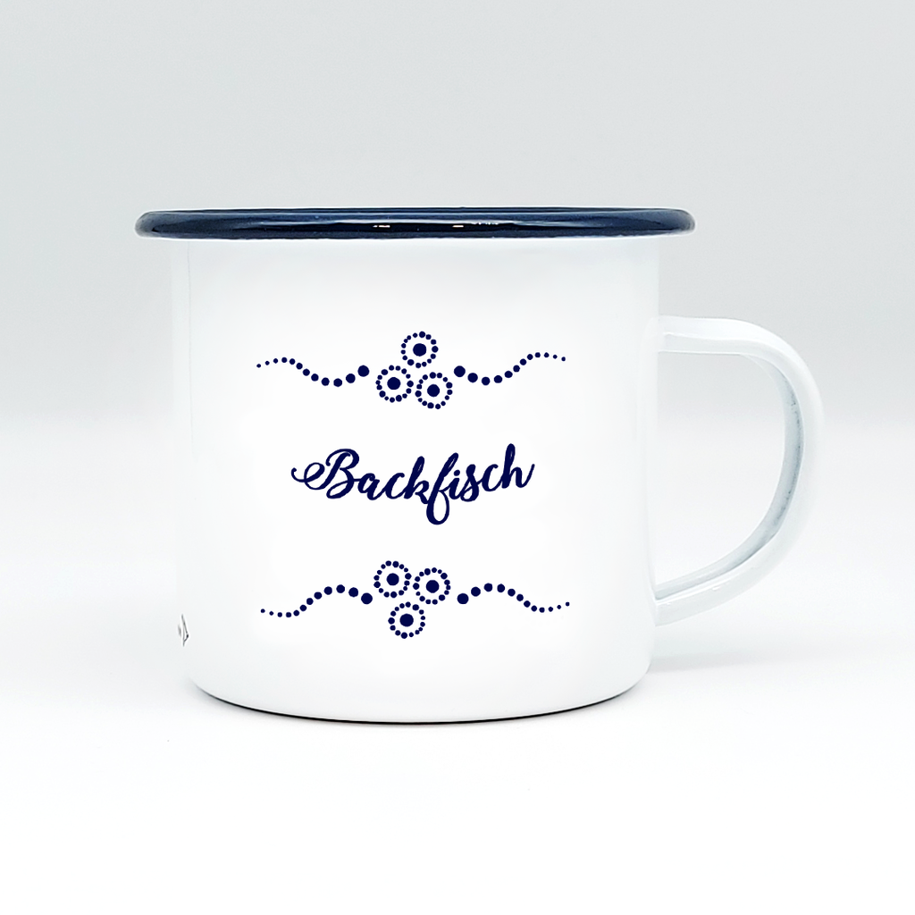 BACKFISCH - Mundart Emaille Häferl