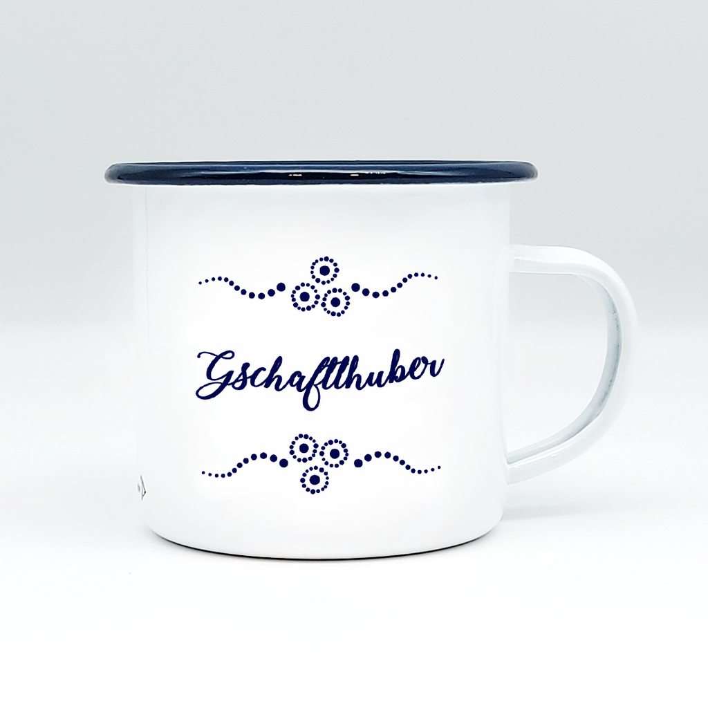 GSCHAFTLHUBER - Mundart Emaille Häferl