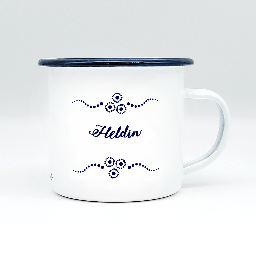 HELDIN - Mundart Emaille Häferl