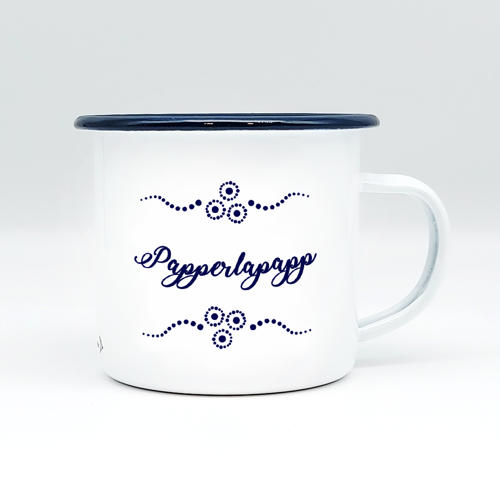 PAPPERLAPAPP - Mundart Emaille Häferl