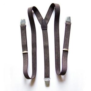 Handgefertigte Hosenträger - braun