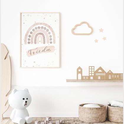 Geburtsposter mit Name