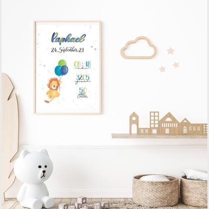 Geburtsposter Löwe - Image 2