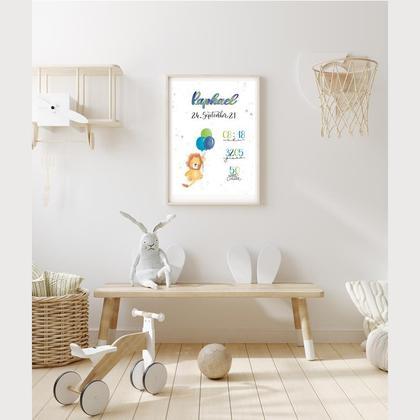 Geburtsposter Löwe - Image 3