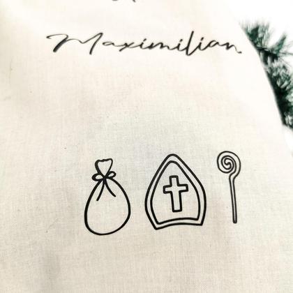 Nikolaussack handgemacht mit Namen personalisierbar - Image 2