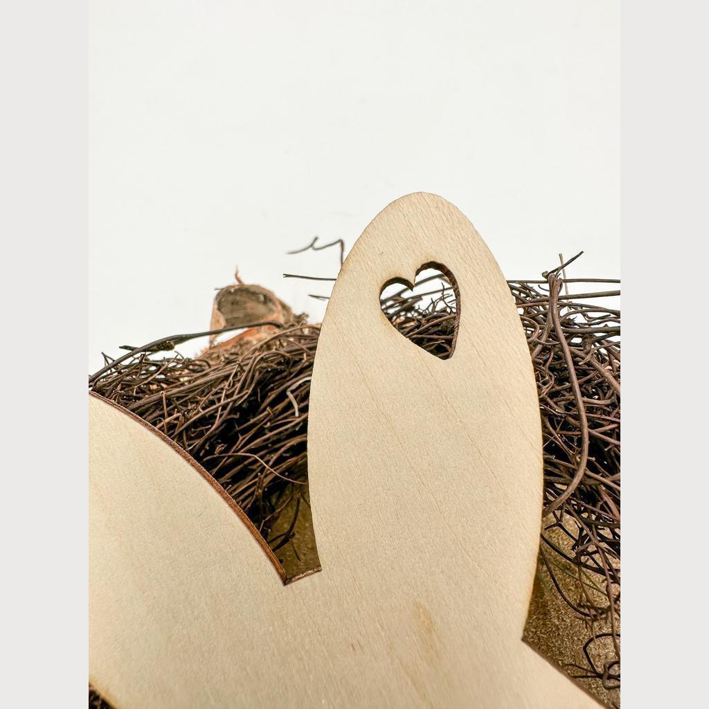 Osteranhänger Hase aus Holz personalisiert nach Wunsch - Image 4