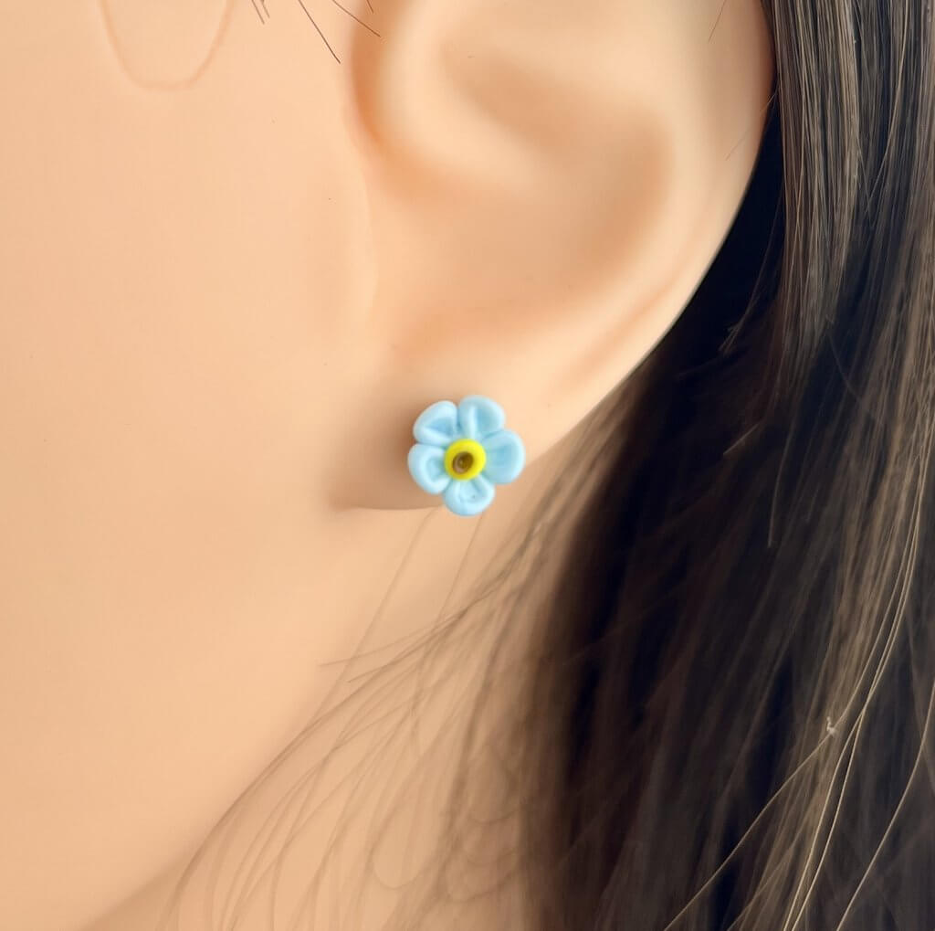 Ohrstecker Vergissmeinnicht