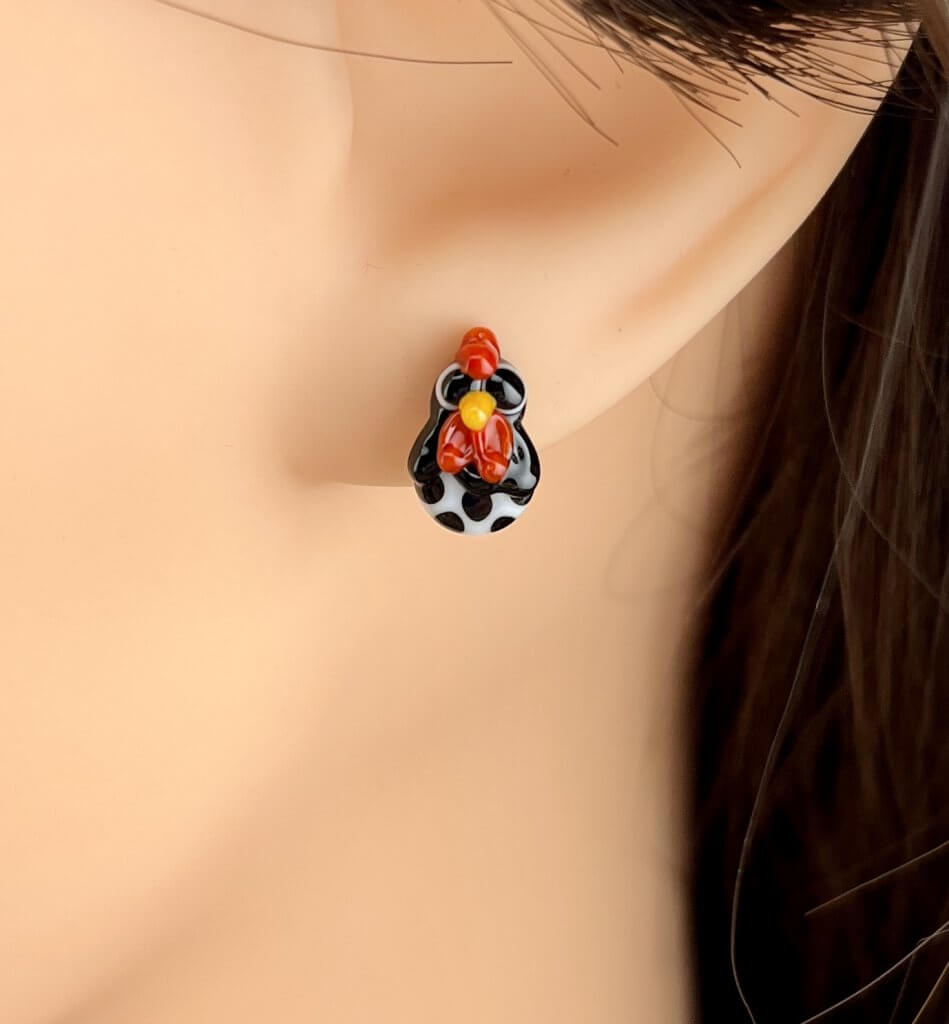 Ohrstecker Huhn