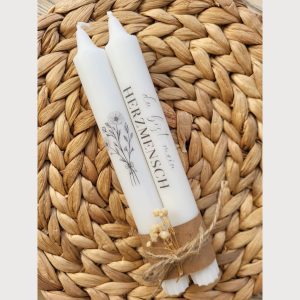 Kerze du bist mein Herzmensch