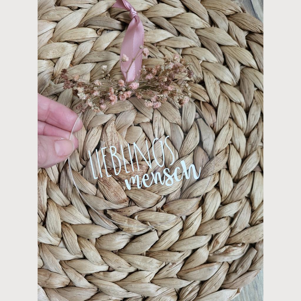 Anhänger Acryl Lieblingsmensch