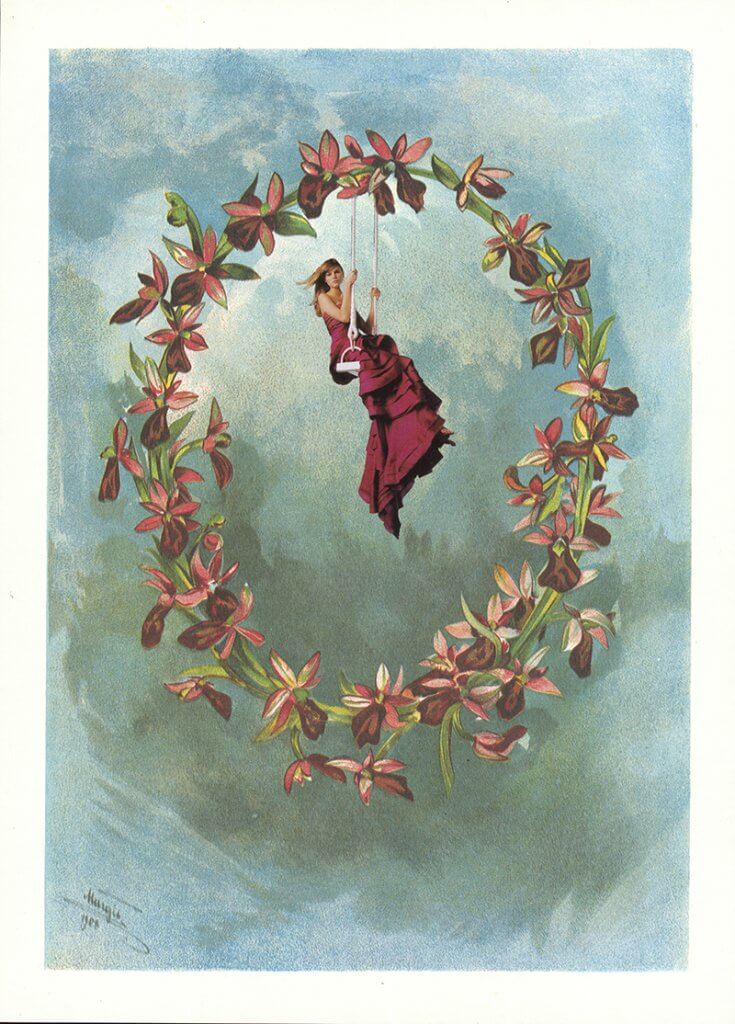 Letter "O" (Teil der Serie "Kräuter en Vogue") gerahmt