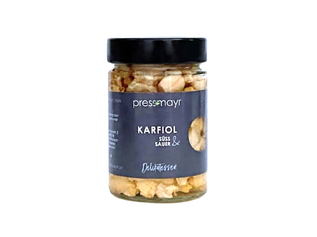Eingelegter Karfiol "süß-sauer"