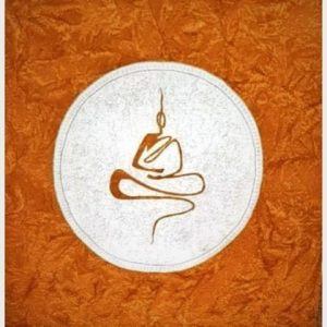 Flying Buddha, Meditationsdecke, Wandbehang Patchwork