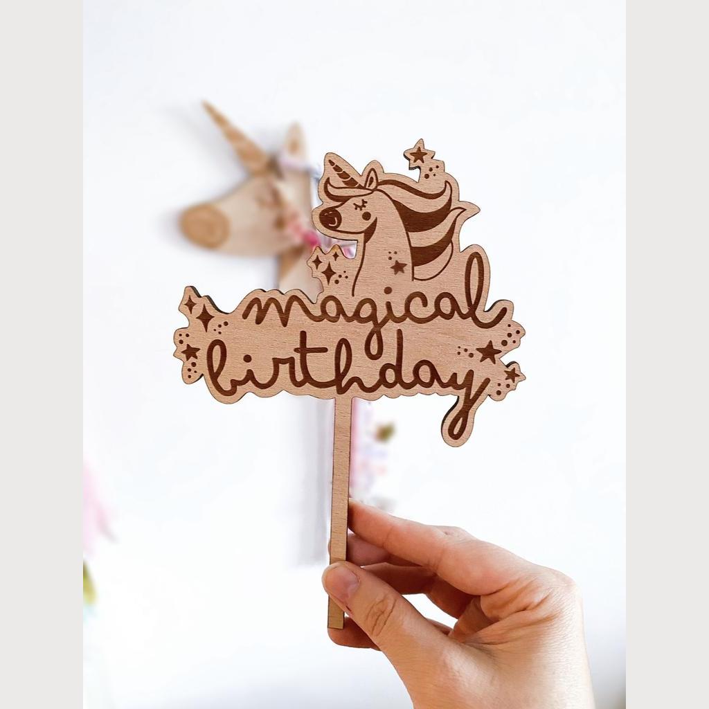 Erti Caketopper Holz