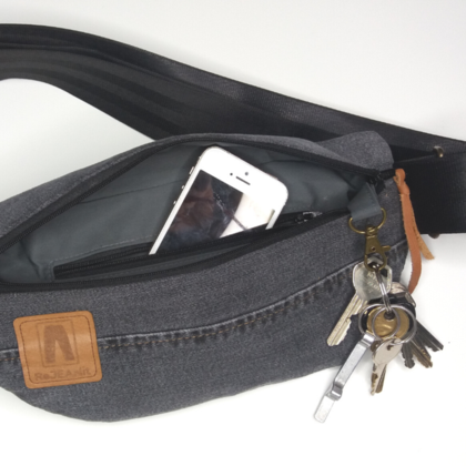 Bauchtasche aus recycelten Jeans - Image 3