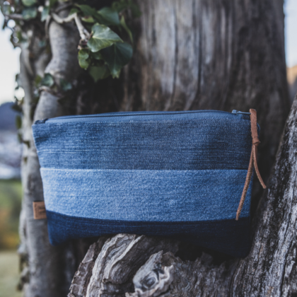 Kosmetiktasche aus recycelten Jeans - Image 3