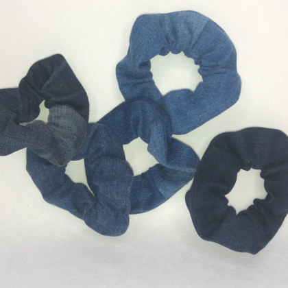 Scrunchie - Haargummi aus recycelten Jeans