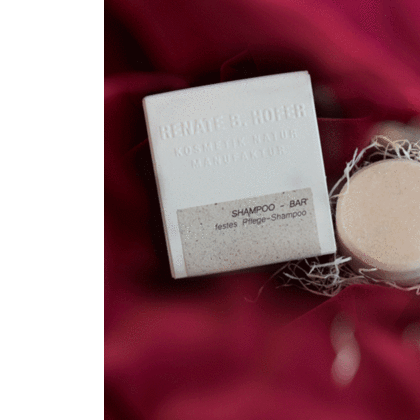 Festes Haarshampoo mit Koffein