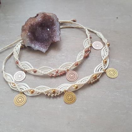 Makramee Fußband *BOHO*