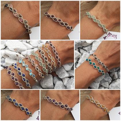 Chakra Armband Makramee - Image 3